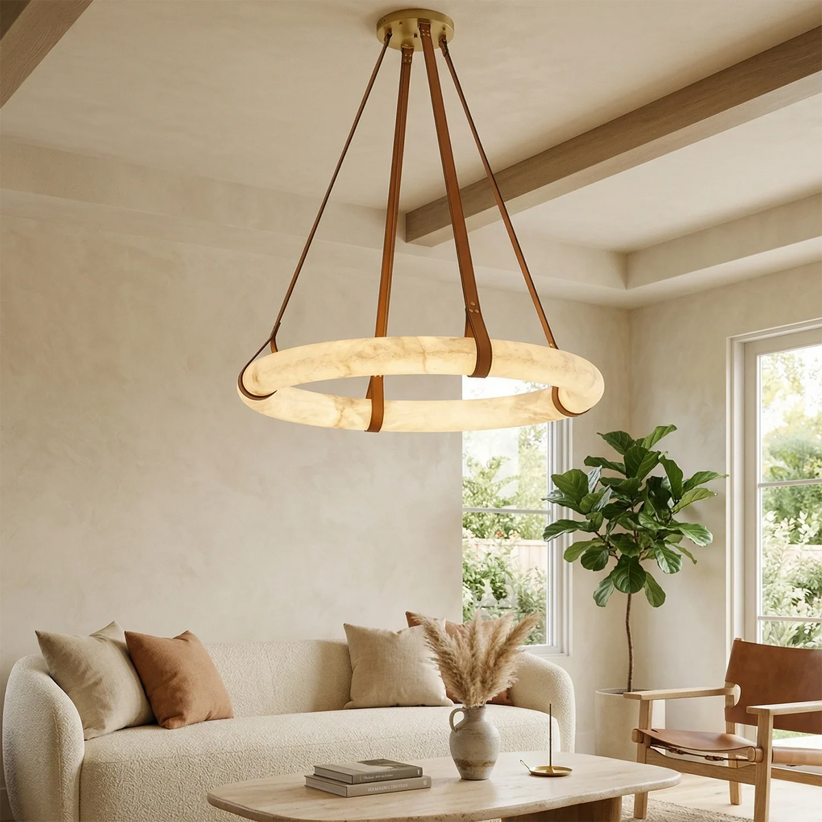 Oslo Alabaster Pendant Light
